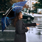Maori Matariki Hei Matau Umbrella Maori Kowhaiwhai Pattern Galaxy