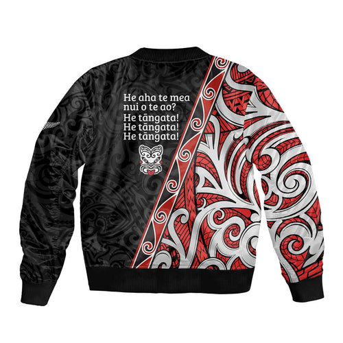 Aotearoa Toitu Te Tiriti Bomber Jacket Honour The Treaty New Zealand