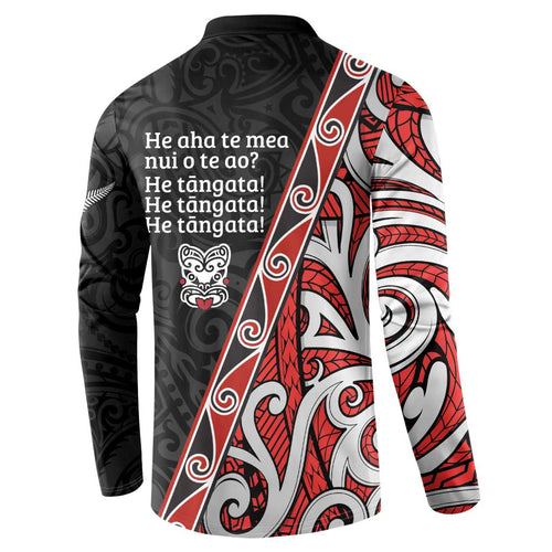 Aotearoa Toitu Te Tiriti Button Sweatshirt Honour The Treaty New Zealand