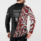 Aotearoa Toitu Te Tiriti Button Sweatshirt Honour The Treaty New Zealand