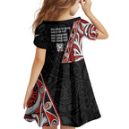 Aotearoa Toitu Te Tiriti Kid Short Sleeve Dress Honour The Treaty New Zealand