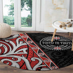 Aotearoa Toitu Te Tiriti Round Carpet Honour The Treaty New Zealand