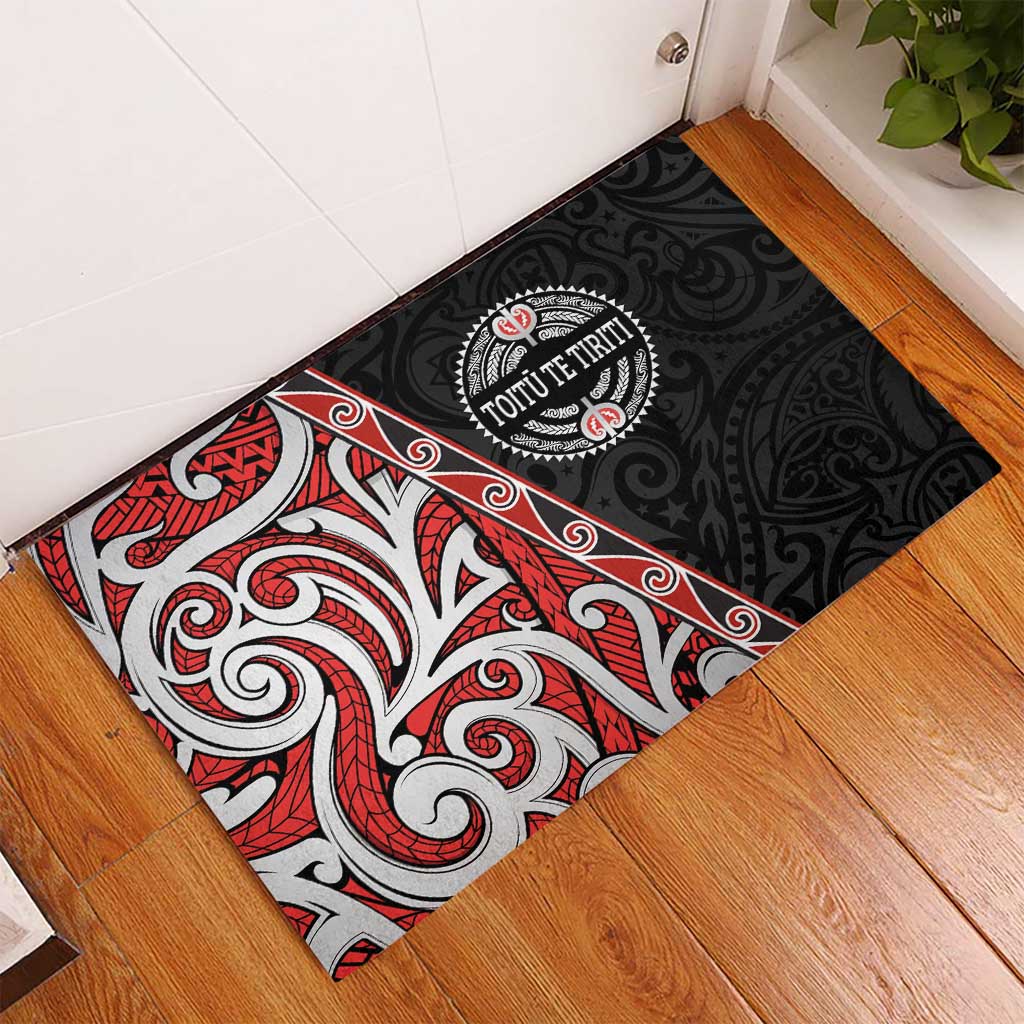Aotearoa Toitu Te Tiriti Rubber Doormat Honour The Treaty New Zealand