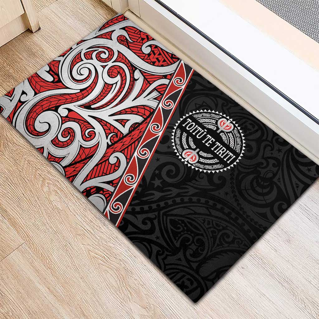 Aotearoa Toitu Te Tiriti Rubber Doormat Honour The Treaty New Zealand