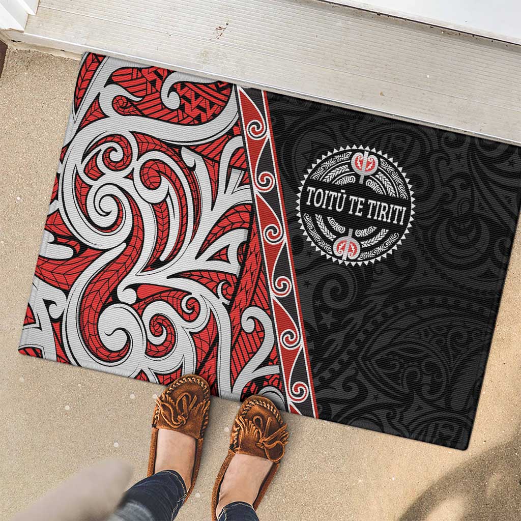 Aotearoa Toitu Te Tiriti Rubber Doormat Honour The Treaty New Zealand