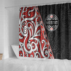 Aotearoa Toitu Te Tiriti Shower Curtain Honour The Treaty New Zealand