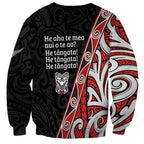 Aotearoa Toitu Te Tiriti Sweatshirt Honour The Treaty New Zealand