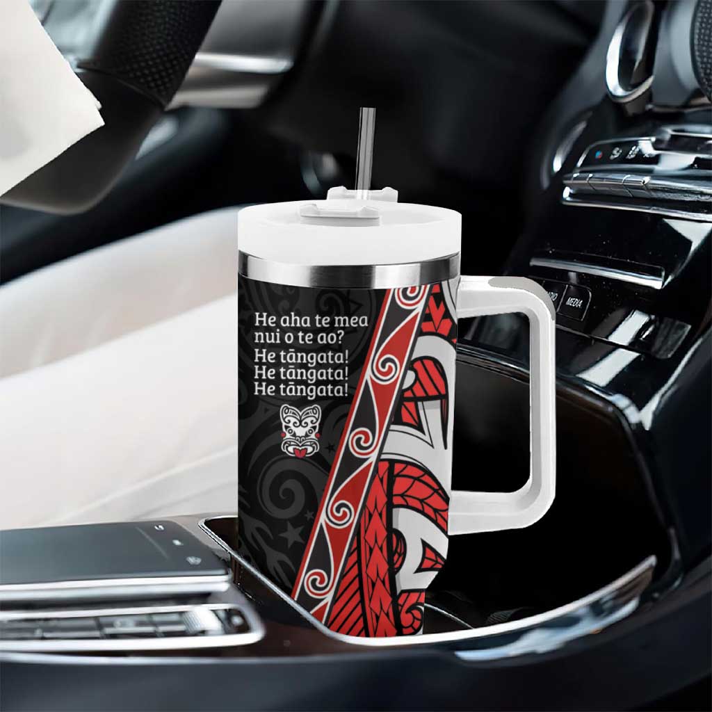Aotearoa Toitu Te Tiriti Tumbler With Handle Honour The Treaty New Zealand