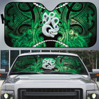 Maori Matariki Manaia Kakariki Auto Sun Shade Maori Kowhaiwhai Pattern Galaxy