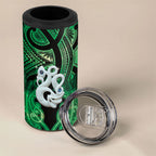 Personalised Maori Matariki Manaia Kakariki 4 in 1 Can Cooler Tumbler Maori Kowhaiwhai Pattern Galaxy