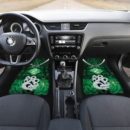 Personalised Maori Matariki Manaia Kakariki Car Mats Maori Kowhaiwhai Pattern Galaxy