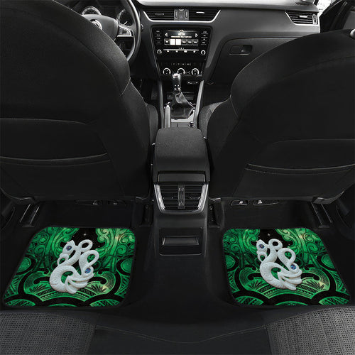 Personalised Maori Matariki Manaia Kakariki Car Mats Maori Kowhaiwhai Pattern Galaxy