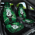 Maori Matariki Manaia Kakariki Car Seat Cover Maori Kowhaiwhai Pattern Galaxy