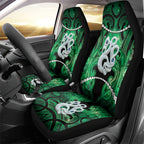 Maori Matariki Manaia Kakariki Car Seat Cover Maori Kowhaiwhai Pattern Galaxy