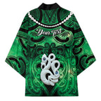 Personalised Maori Matariki Manaia Kakariki Kimono Maori Kowhaiwhai Pattern Galaxy