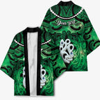 Personalised Maori Matariki Manaia Kakariki Kimono Maori Kowhaiwhai Pattern Galaxy