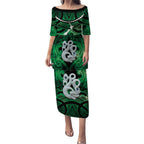 Personalised Maori Matariki Manaia Kakariki Puletasi Maori Kowhaiwhai Pattern Galaxy