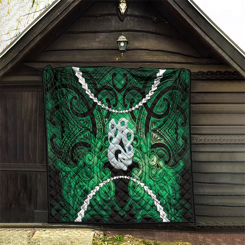 Maori Matariki Manaia Kakariki Quilt Maori Kowhaiwhai Pattern Galaxy