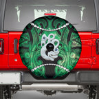 Maori Matariki Manaia Kakariki Spare Tire Cover Maori Kowhaiwhai Pattern Galaxy