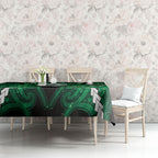 Maori Matariki Manaia Kakariki Tablecloth Maori Kowhaiwhai Pattern Galaxy
