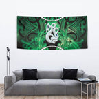 Maori Matariki Manaia Kakariki Tapestry Maori Kowhaiwhai Pattern Galaxy