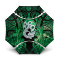 Maori Matariki Manaia Kakariki Umbrella Maori Kowhaiwhai Pattern Galaxy