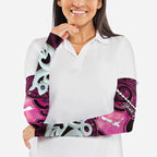 Personalised Maori Matariki Manaia Mawhero Arm Sleeves Maori Kowhaiwhai Pattern Galaxy