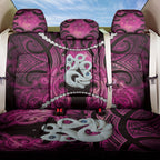 Maori Matariki Manaia Mawhero Back Car Seat Cover Maori Kowhaiwhai Pattern Galaxy