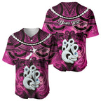 Personalised Maori Matariki Manaia Mawhero Baseball Jersey Maori Kowhaiwhai Pattern Galaxy