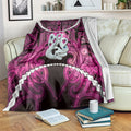 Maori Matariki Manaia Mawhero Blanket Maori Kowhaiwhai Pattern Galaxy