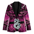 Personalised Maori Matariki Manaia Mawhero Blazer Maori Kowhaiwhai Pattern Galaxy