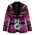 Personalised Maori Matariki Manaia Mawhero Blazer Maori Kowhaiwhai Pattern Galaxy