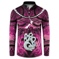 Personalised Maori Matariki Manaia Mawhero Button Sweatshirt Maori Kowhaiwhai Pattern Galaxy