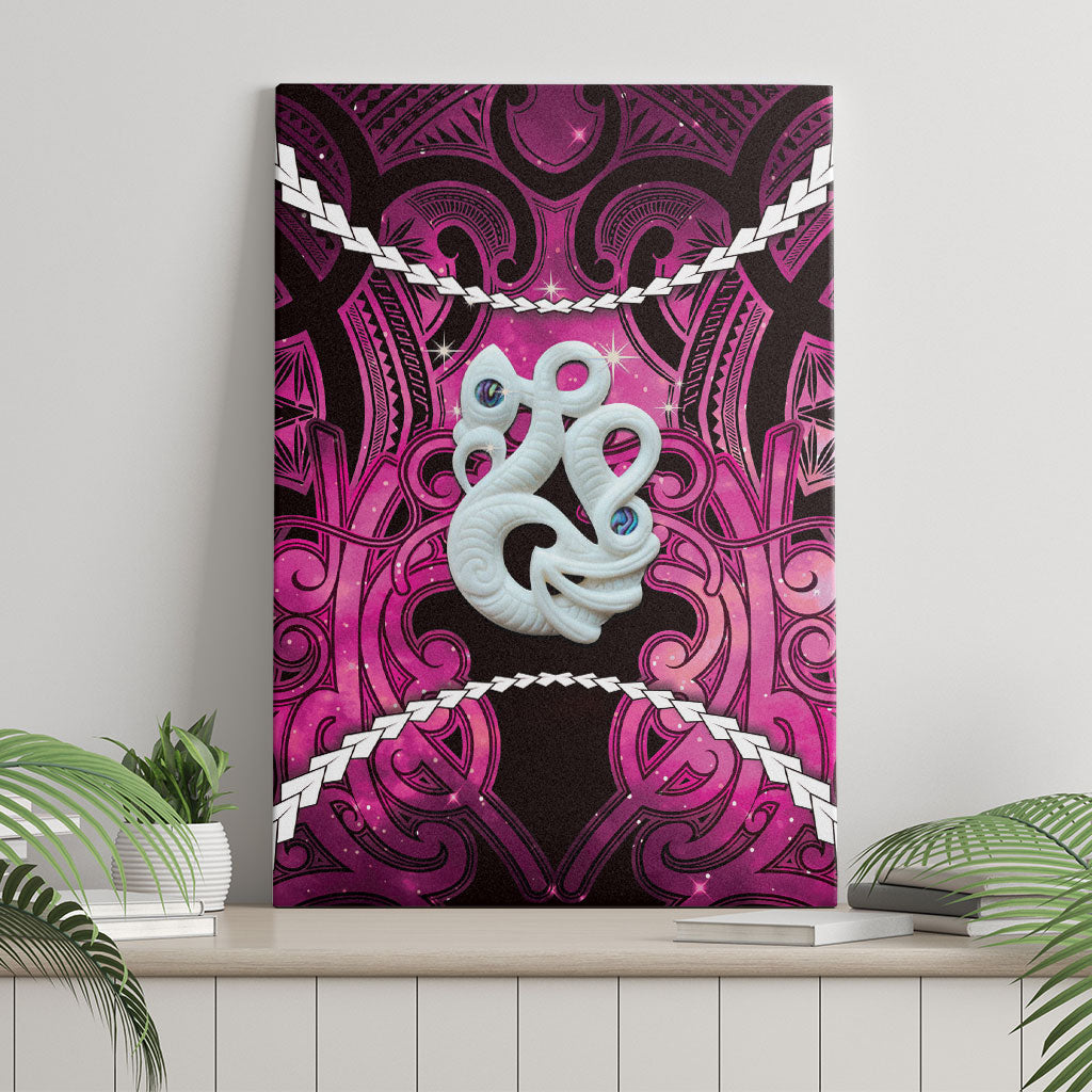 Maori Matariki Manaia Mawhero Canvas Wall Art Maori Kowhaiwhai Pattern Galaxy