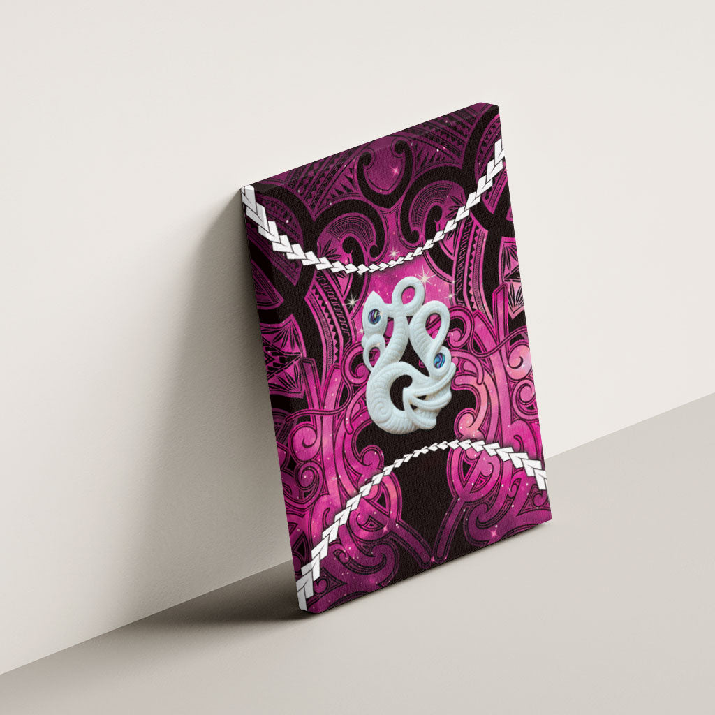 Maori Matariki Manaia Mawhero Canvas Wall Art Maori Kowhaiwhai Pattern Galaxy