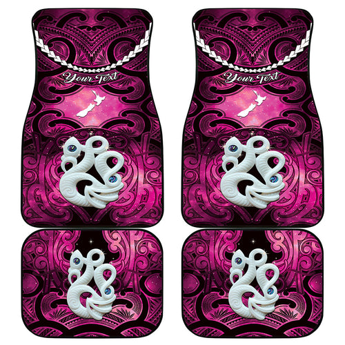 Personalised Maori Matariki Manaia Mawhero Car Mats Maori Kowhaiwhai Pattern Galaxy