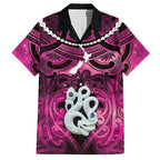 Personalised Maori Matariki Manaia Mawhero Hawaiian Shirt Maori Kowhaiwhai Pattern Galaxy