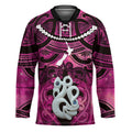 Personalised Maori Matariki Manaia Mawhero Hockey Jersey Maori Kowhaiwhai Pattern Galaxy