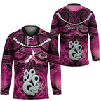 Personalised Maori Matariki Manaia Mawhero Hockey Jersey Maori Kowhaiwhai Pattern Galaxy