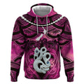 Personalised Maori Matariki Manaia Mawhero Hoodie Maori Kowhaiwhai Pattern Galaxy