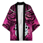 Personalised Maori Matariki Manaia Mawhero Kimono Maori Kowhaiwhai Pattern Galaxy