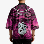Personalised Maori Matariki Manaia Mawhero Kimono Maori Kowhaiwhai Pattern Galaxy