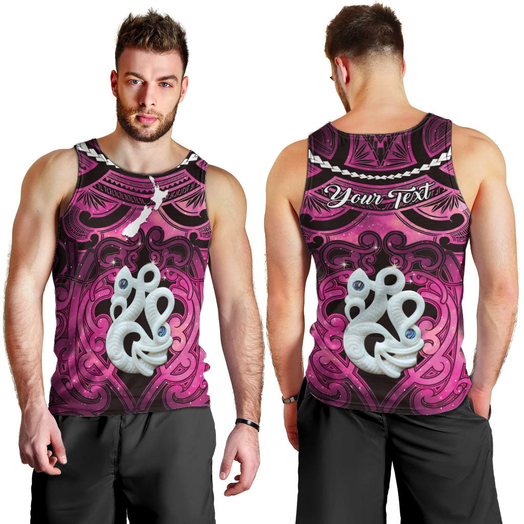 Personalised Maori Matariki Manaia Mawhero Men Tank Top Maori Kowhaiwhai Pattern Galaxy