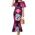 Personalised Maori Matariki Manaia Mawhero Mermaid Dress Maori Kowhaiwhai Pattern Galaxy