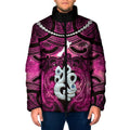 Personalised Maori Matariki Manaia Mawhero Padded Jacket Maori Kowhaiwhai Pattern Galaxy