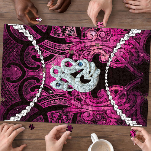 Maori Matariki Manaia Mawhero Puzzle Maori Kowhaiwhai Pattern Galaxy