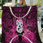 Maori Matariki Manaia Mawhero Quilt Maori Kowhaiwhai Pattern Galaxy