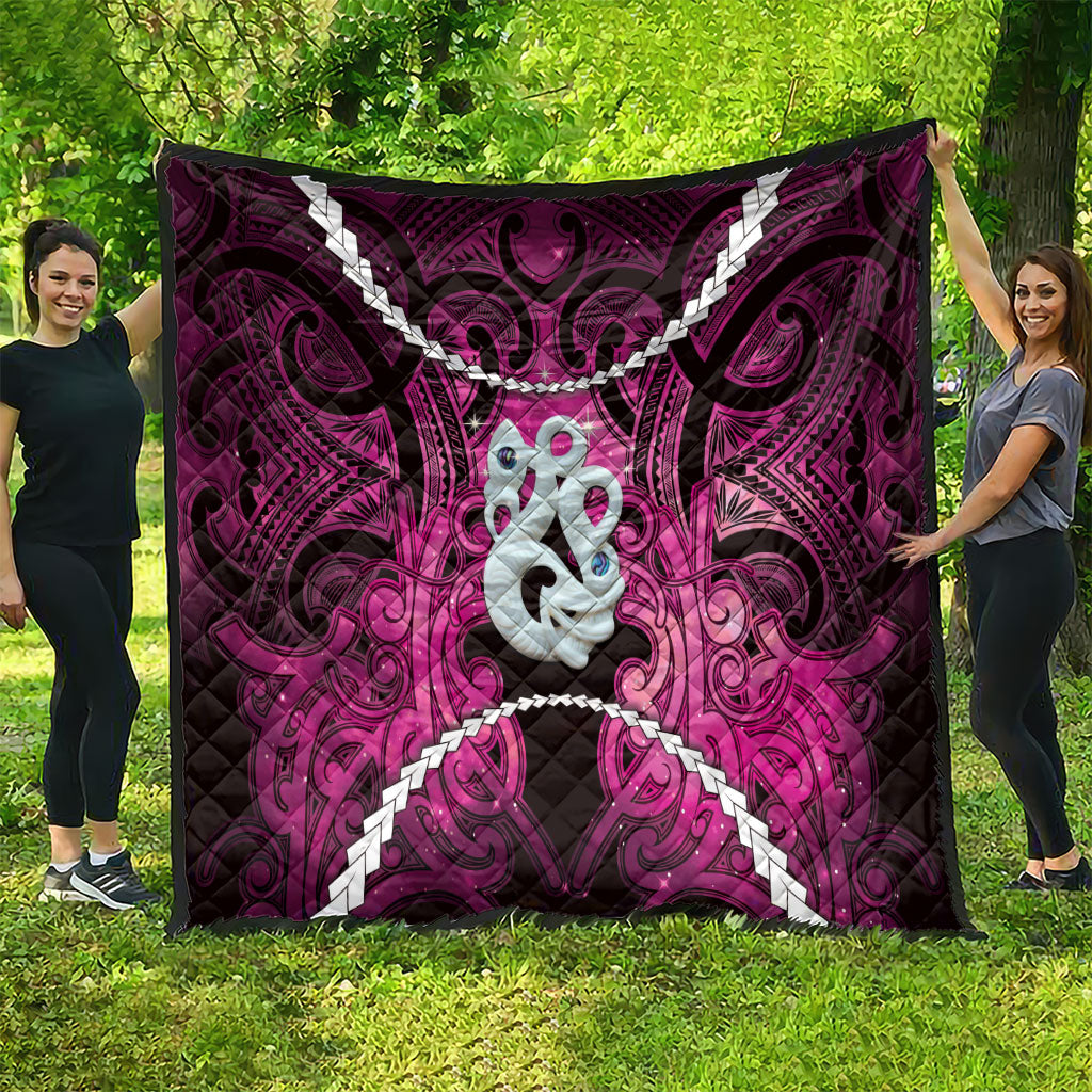 Maori Matariki Manaia Mawhero Quilt Maori Kowhaiwhai Pattern Galaxy
