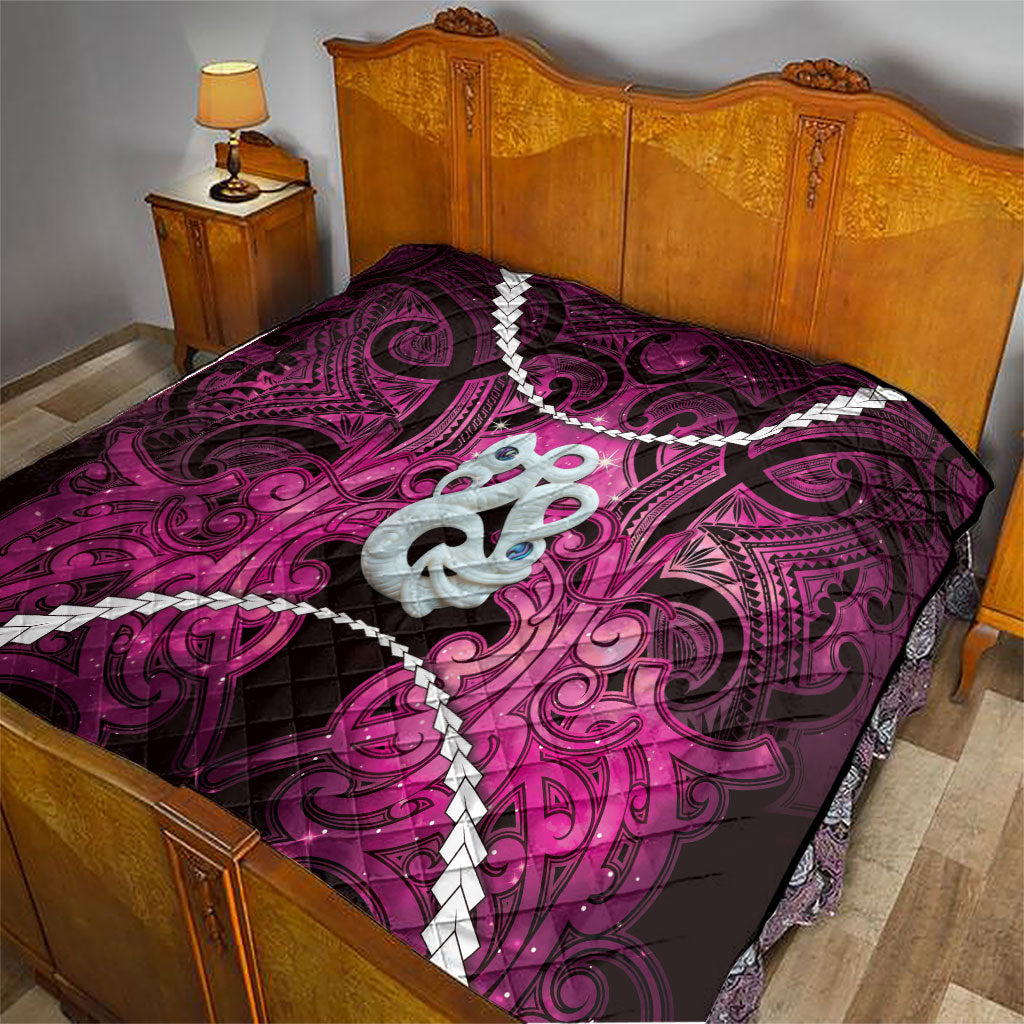 Maori Matariki Manaia Mawhero Quilt Maori Kowhaiwhai Pattern Galaxy
