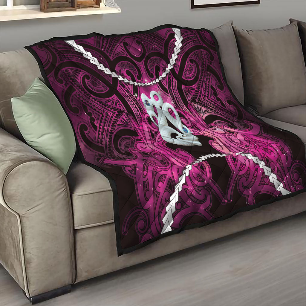 Maori Matariki Manaia Mawhero Quilt Maori Kowhaiwhai Pattern Galaxy